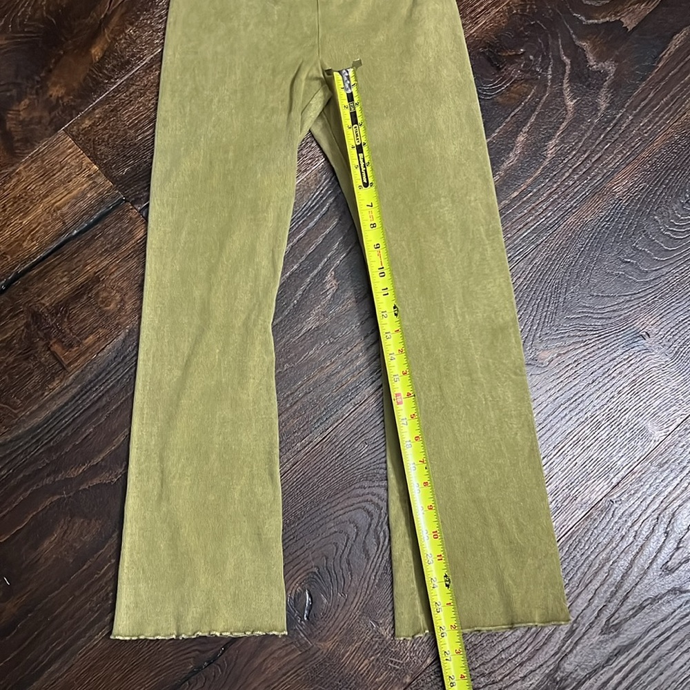 FP Movement Pants Flare Right On High Rise Olive Green - Picture 6 of 7